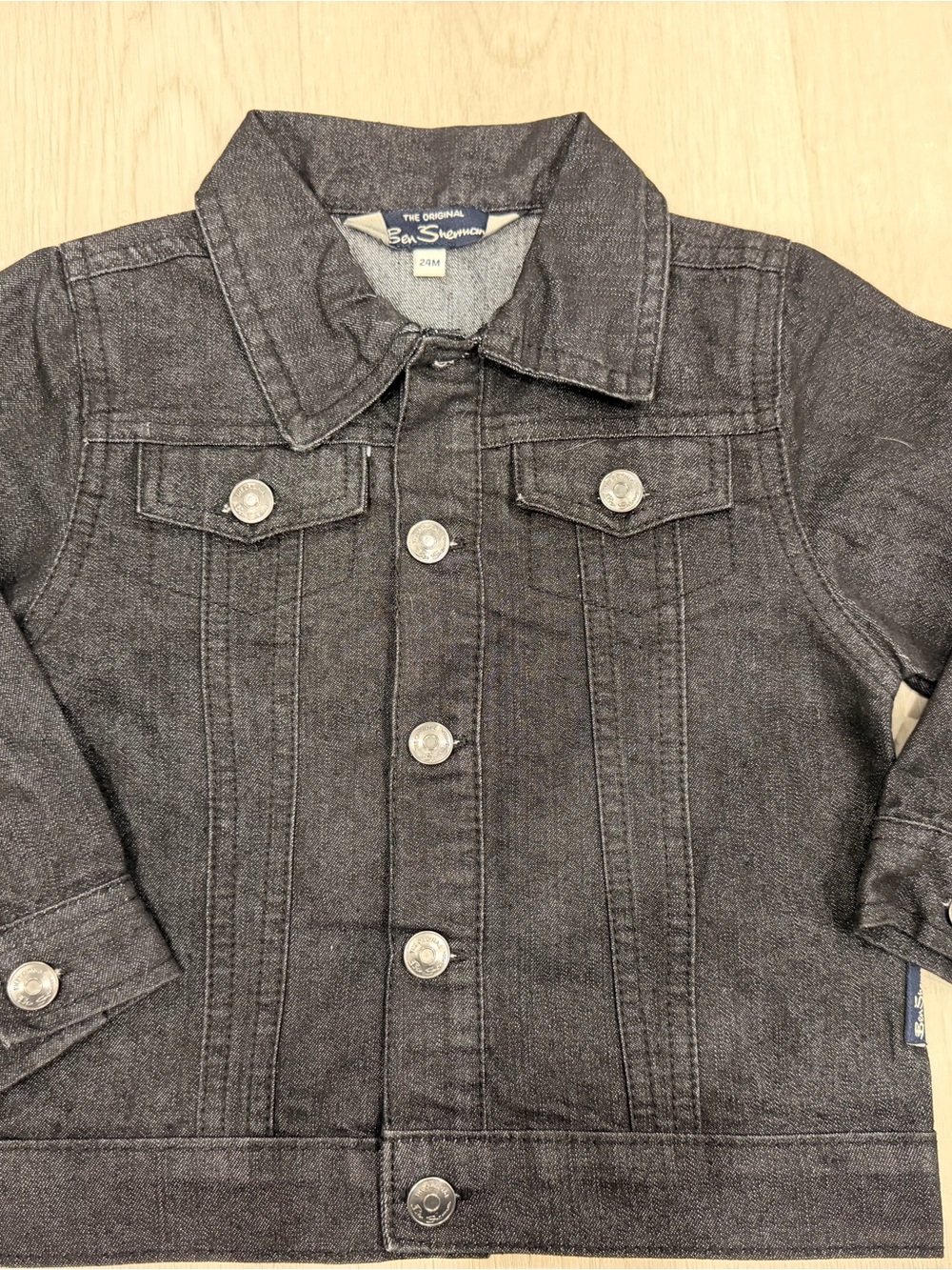 Ben Sherman Kids Black Denim Trucker Jacket